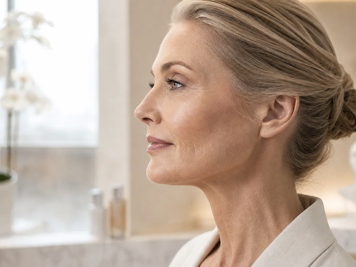 Lifting facial — imagem ilustrativa do tratamento na Clínica Aurora